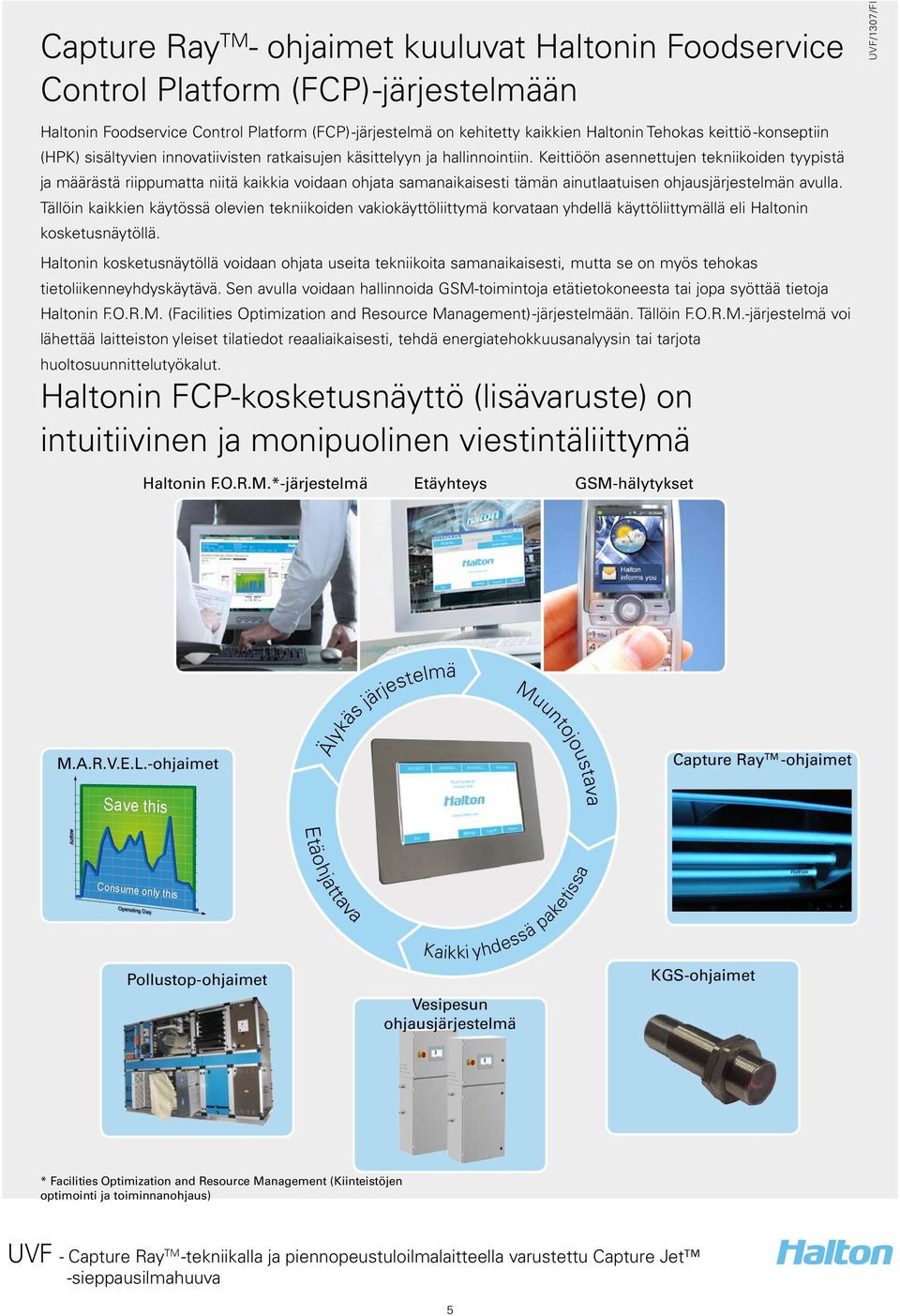 Keittiöön asennettujen tekniikoiden tyypistä ja määrästä riippumatta niitä kaikkia voidaan ohjata samanaikaisesti tämän ainutlaatuisen ohjausjärjestelmän avulla.