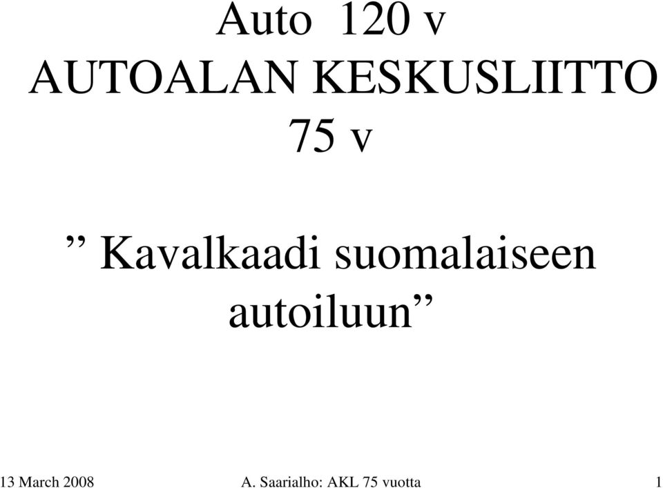 suomalaiseen autoiluun 13