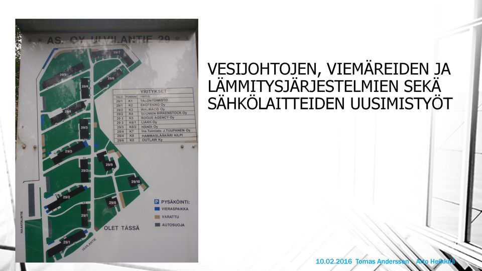 SÄHKÖLAITTEIDEN UUSIMISTYÖT 10.