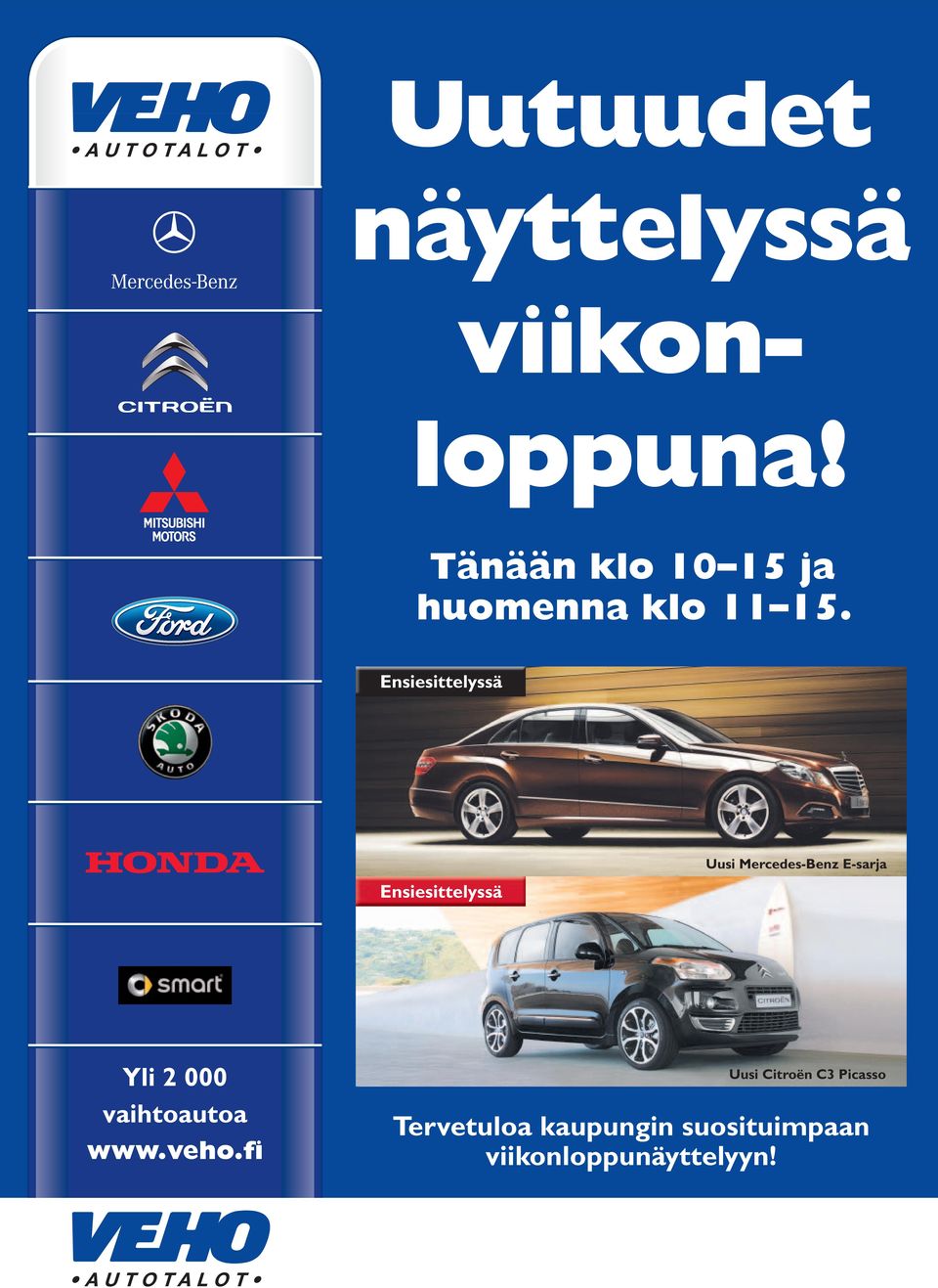 Ensiesittelyssä Ensiesittelyssä Uusi Mercedes-Benz E-sarja Yli