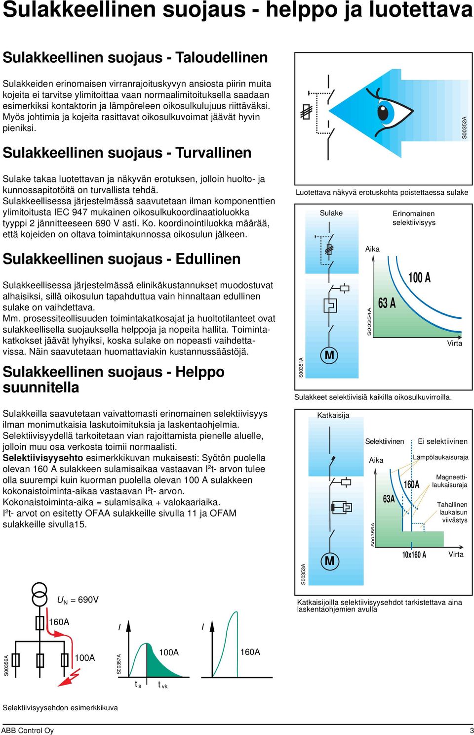 Sulakkeellinen suojaus - Turvallinen S0035A Sulake takaa luotettavan ja näkyvän erotuksen, jolloin huolto- ja kunnossapitotöitä on turvallista tehdä.