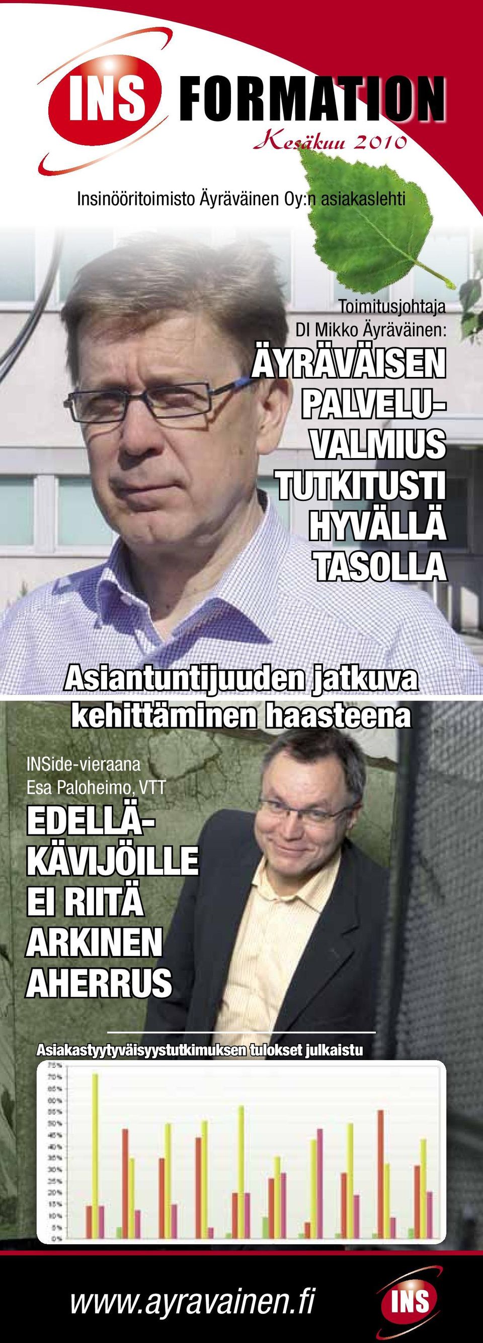 Asiantuntijuuden jatkuva kehittäminen haasteena INSide-vieraana Esa Paloheimo, VTT