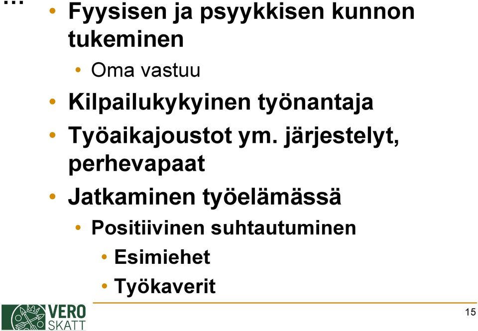 Työaikajoustot ym.