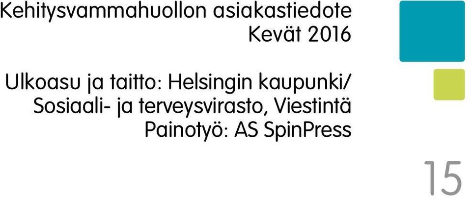 Helsingin kaupunki/ Sosiaali- ja