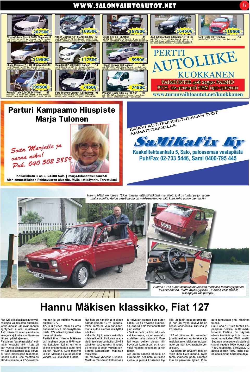 , sähkölasit, ABS, lohkolämmitin, Renault Trafic 2,0dCi L2H1 5,9m³ -13 rek:flb-778, ml:67 tkm, 2xrenk., 1-om, huoltok., ilmast., sähkölasit, ABS, keskusl.., vetok., sis.