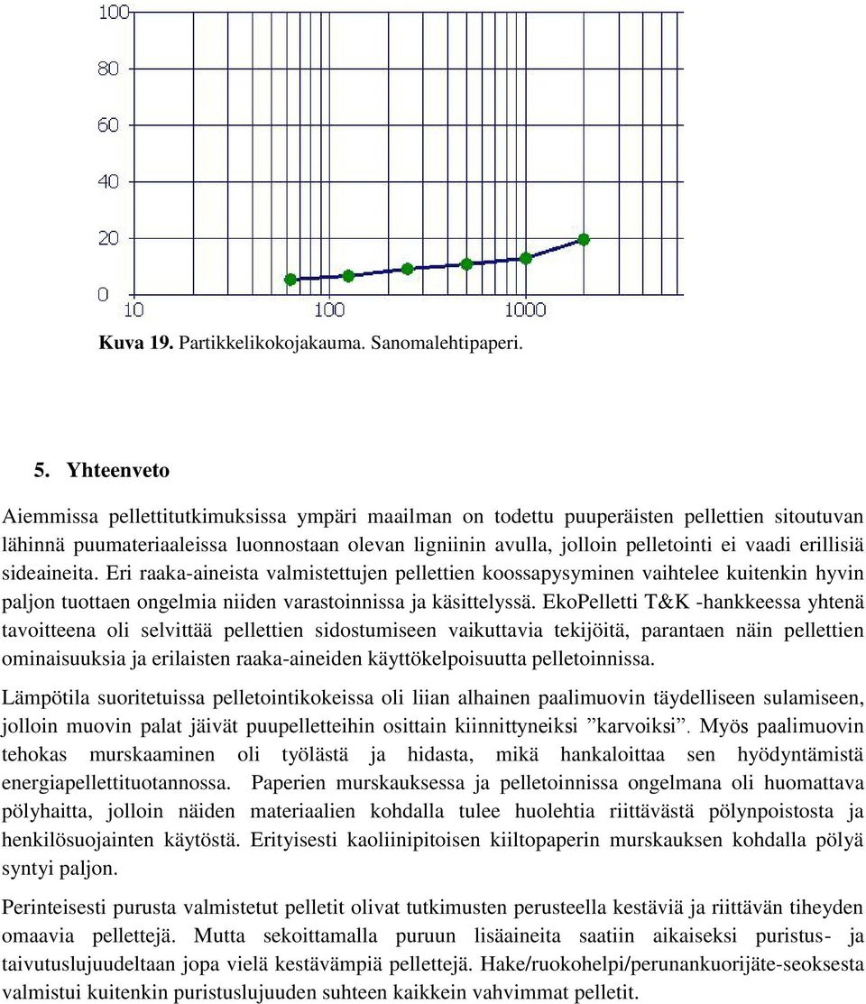 erillisiä sideaineita. Eri raaka-aineista valmistettujen pellettien koossapysyminen vaihtelee kuitenkin hyvin paljon tuottaen ongelmia niiden varastoinnissa ja käsittelyssä.