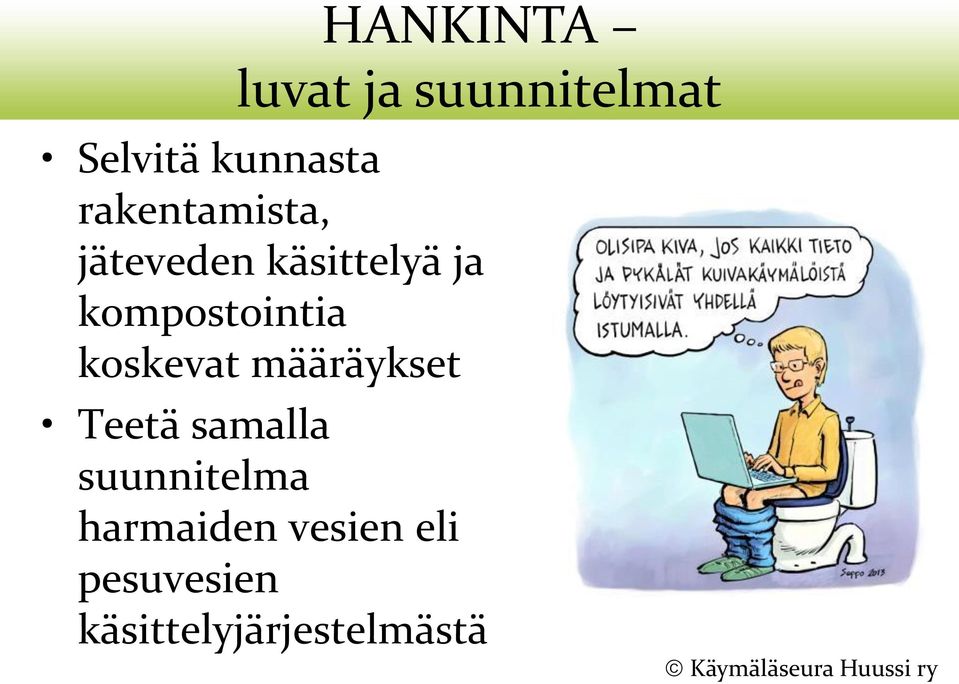 kompostointia koskevat määräykset Teetä samalla