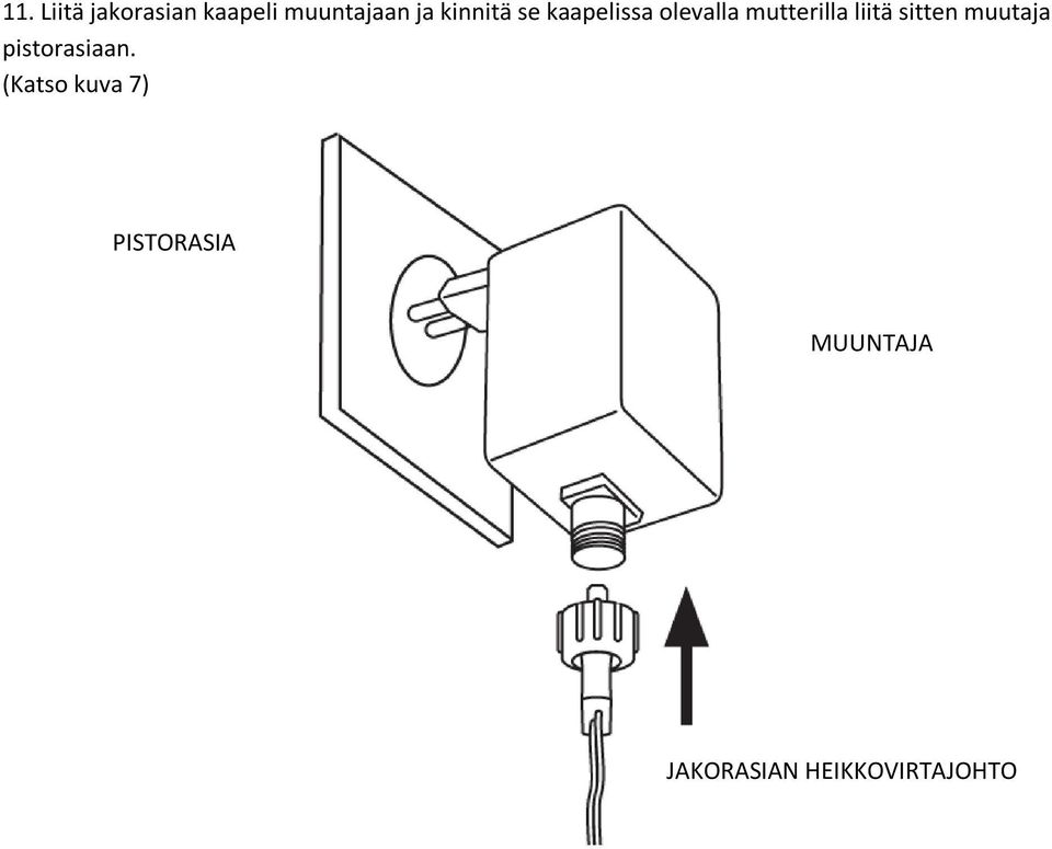 mutterilla liitä sitten muutaja