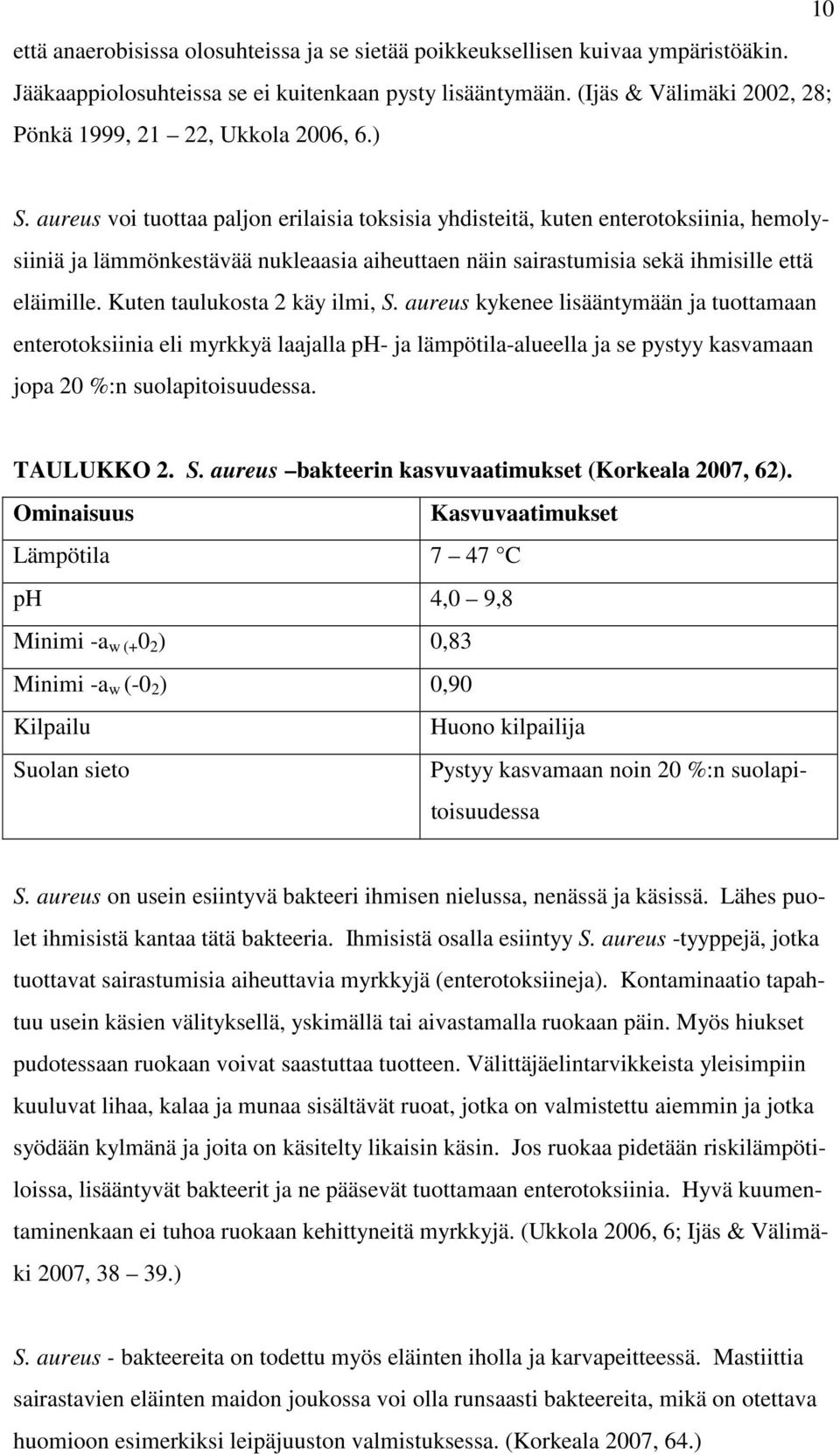aureus voi tuottaa paljon erilaisia toksisia yhdisteitä, kuten enterotoksiinia, hemolysiiniä ja lämmönkestävää nukleaasia aiheuttaen näin sairastumisia sekä ihmisille että eläimille.