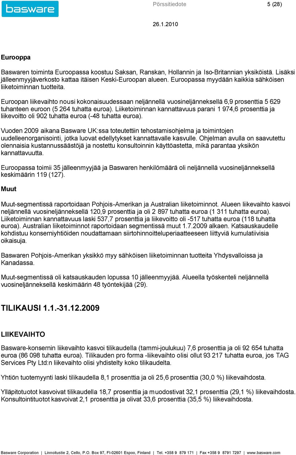 Liiketoiminnan kannattavuus parani 1 974,6 prosenttia ja liikevoitto oli 902 tuhatta euroa (-48 tuhatta euroa).