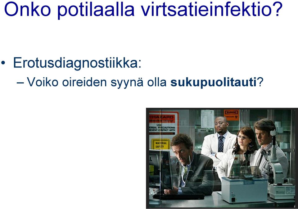 Erotusdiagnostiikka: