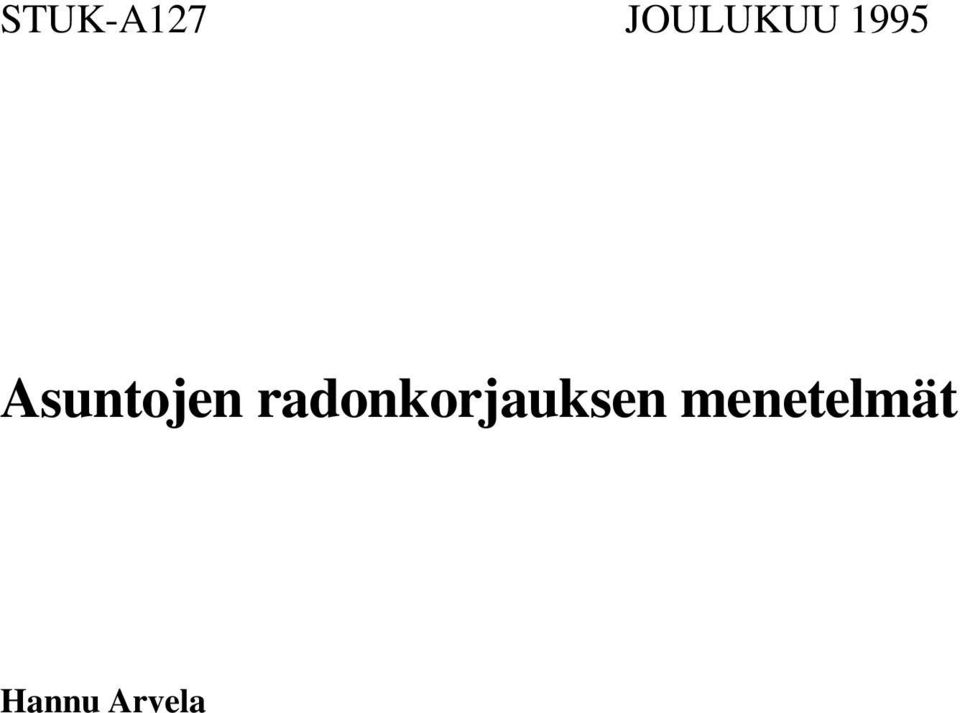 radonkorjauksen