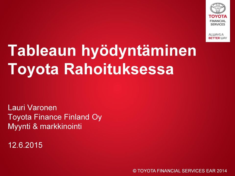 Varonen Toyota Finance