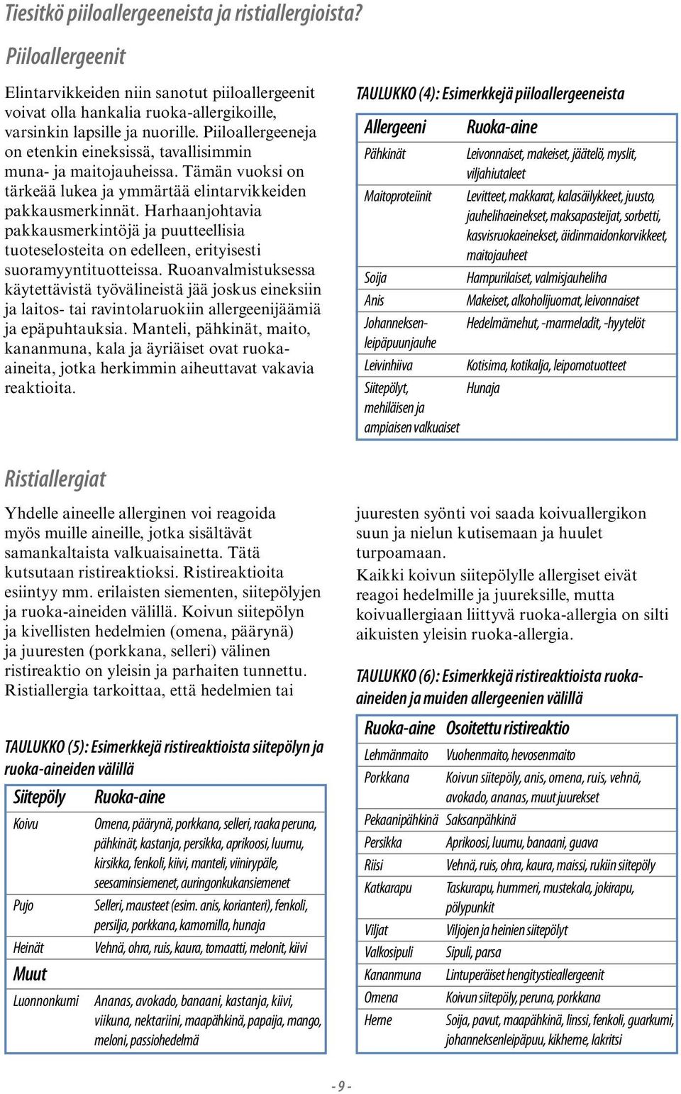 Harhaanjohtavia pakkausmerkintöjä ja puutteellisia tuoteselosteita on edelleen, erityisesti suoramyyntituotteissa.