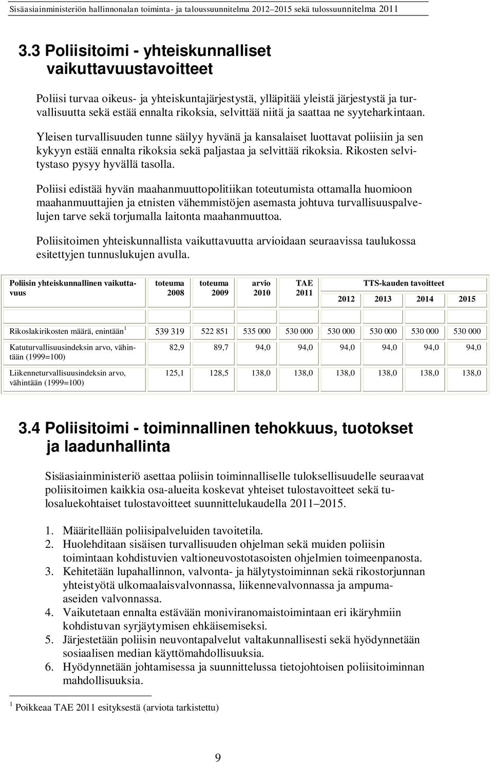 Rikosten selvitystaso pysyy hyvällä tasolla.