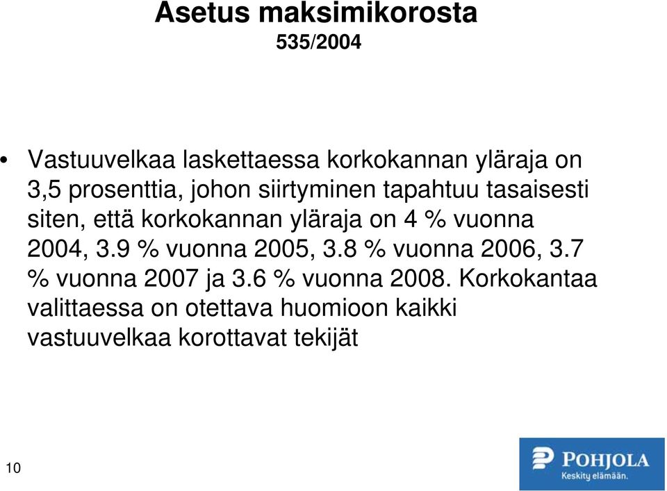 % vuonna 2004, 3.9 % vuonna 2005, 3.8 % vuonna 2006, 3.7 % vuonna 2007 ja 3.