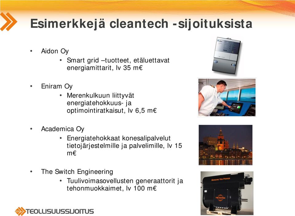 optimointiratkaisut, lv 6,5 m Academica Oy Energiatehokkaat konesalipalvelut