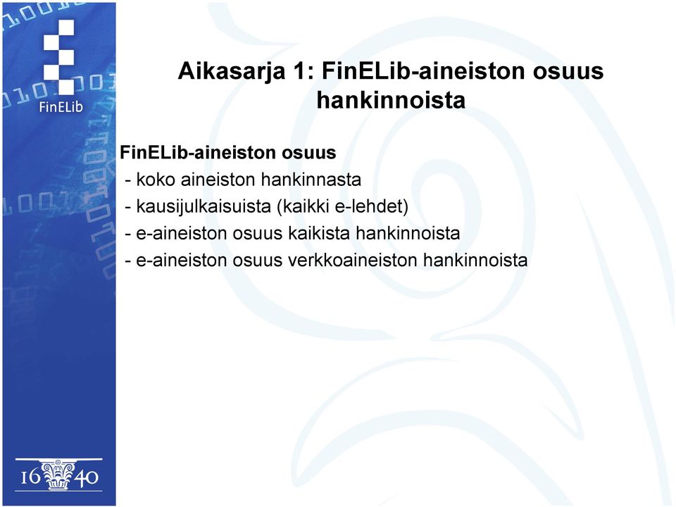 kausijulkaisuista (kaikki e-lehdet) - e-aineiston osuus