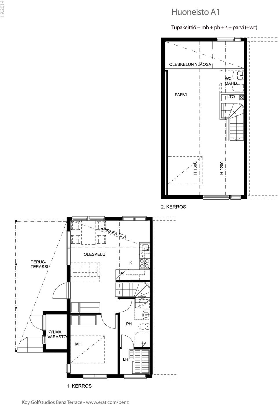 JK PARVI LTO PP KOY GOLFSTUDIOS BENZ TERRACE, NORDCENTER MÄNTYKALLIONKUJA 4 PH 040 ÅMINNEFORS KYLMÄ VARASTO HUONEISTO A MH