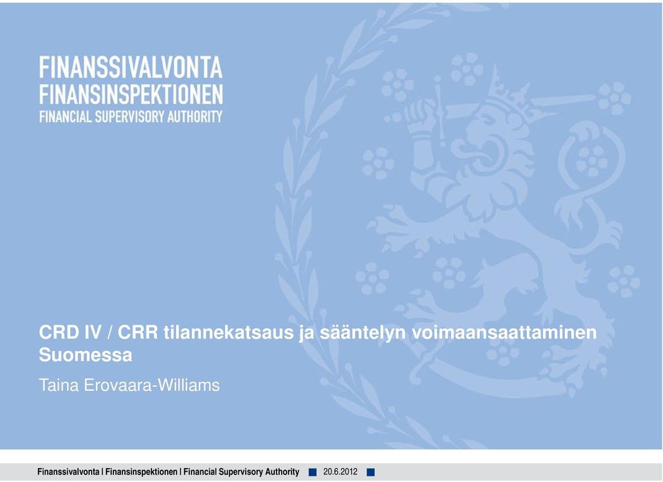 Erovaara-Williams Finanssivalvonta