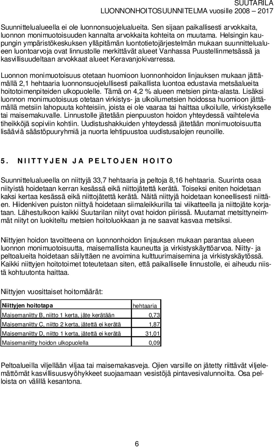 alueet Keraanjokiarressa.
