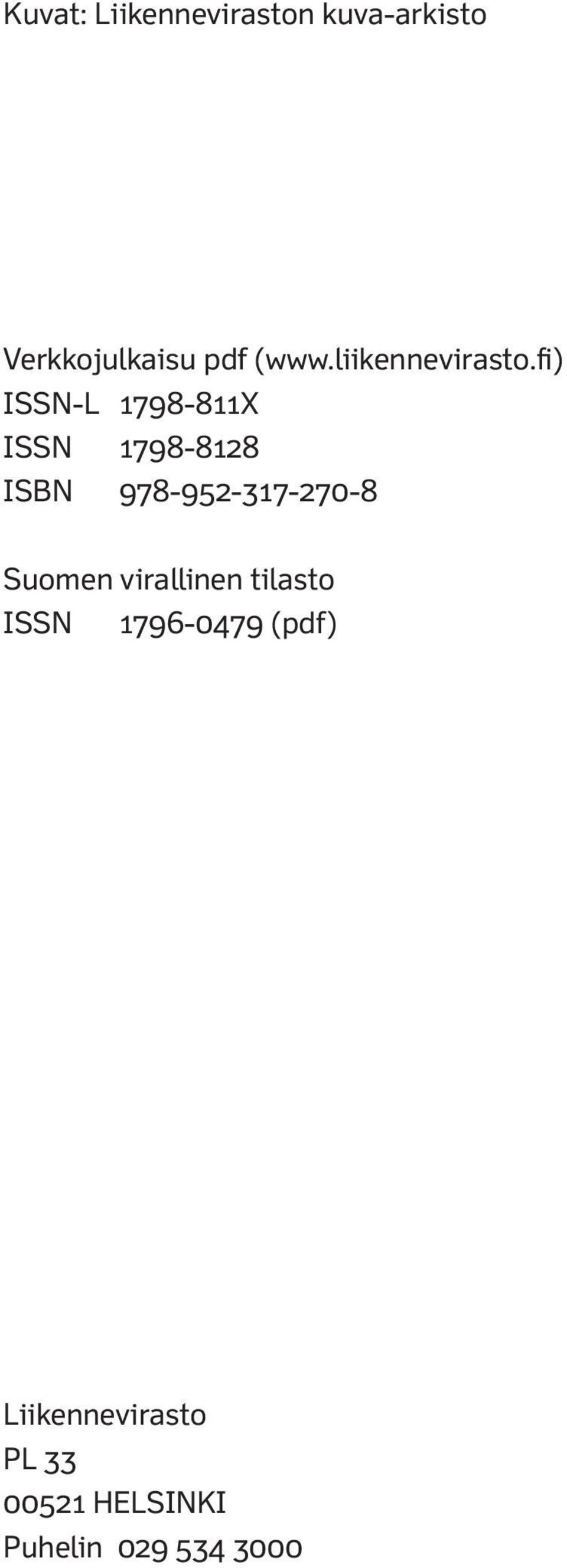 fi) ISSN-L 1798-811X ISSN 1798-8128 ISBN 978-952-317-270-8