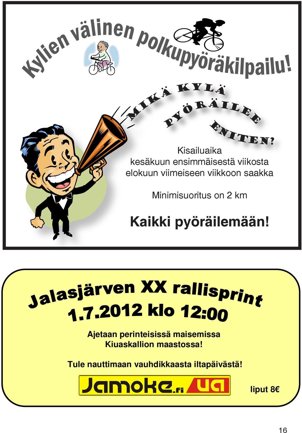 pyöräilemään!