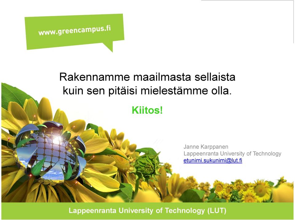 Janne Karppanen Lappeenranta University of