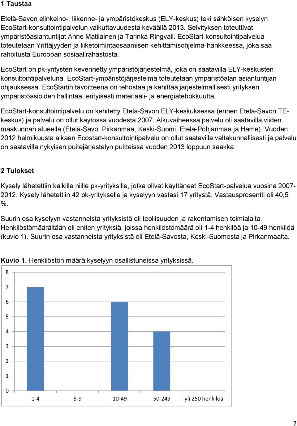 EcoStart-konsultointipalvelua toteutetaan Yrittäjyyden ja liiketoimintaosaamisen kehittämisohjelma-hankkeessa, joka saa rahoitusta Euroopan sosiaalirahastosta.