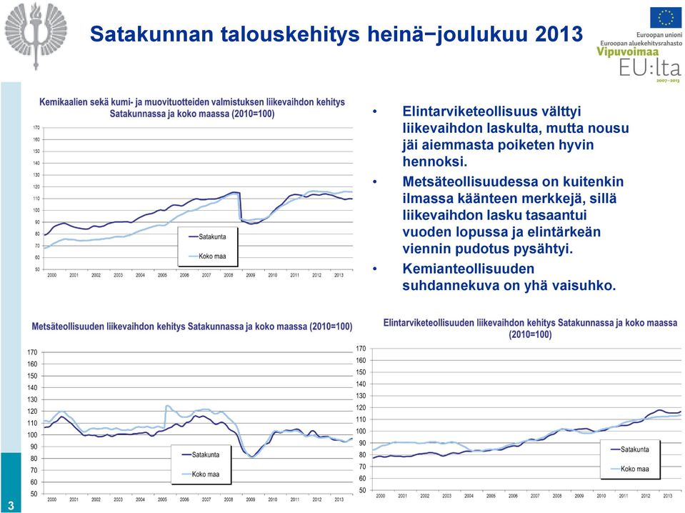 Metsäteollisuudessa on kuitenkin ilmassa käänteen merkkejä, sillä