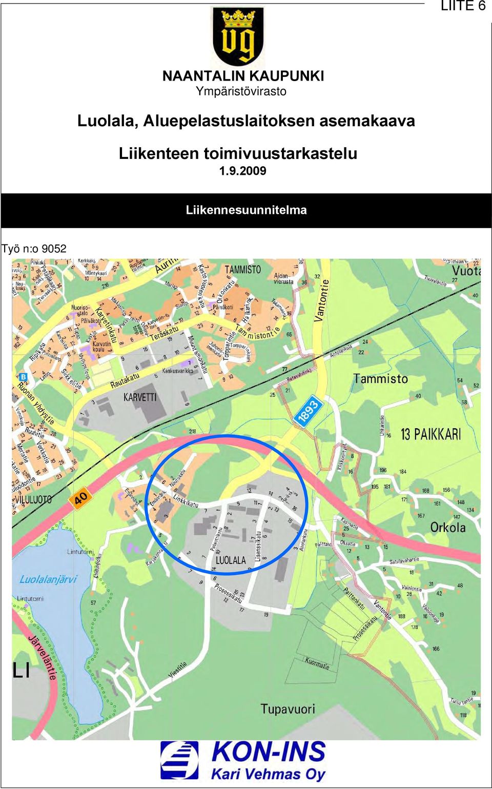 asemakaava Liikenteen