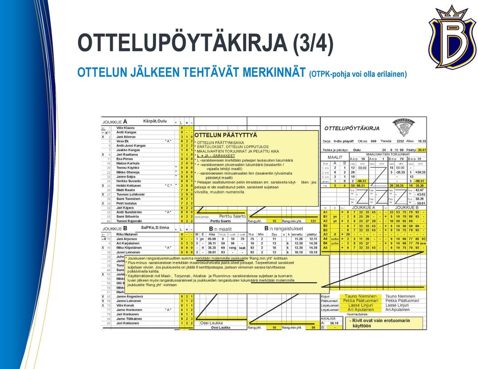 TEHTÄVÄT MERKINNÄT