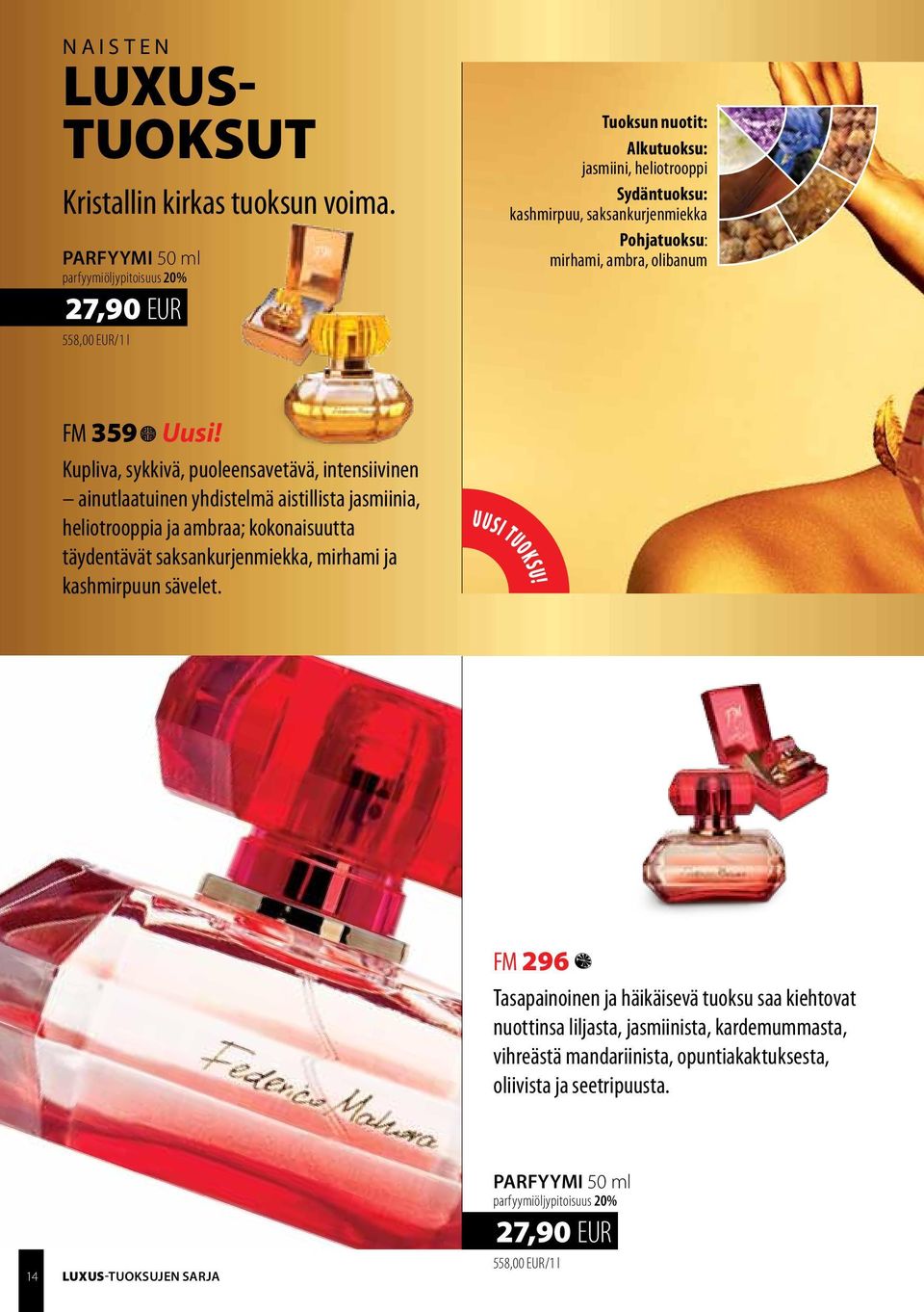 ambra, olibanum FM 359 Uusi!