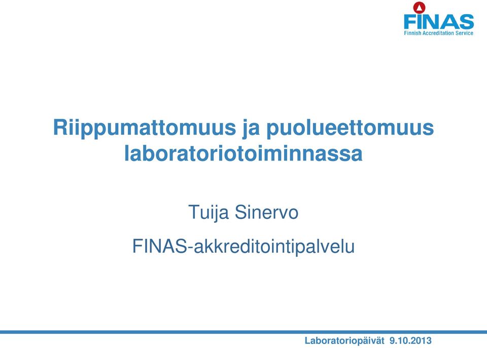 laboratoriotoiminnassa