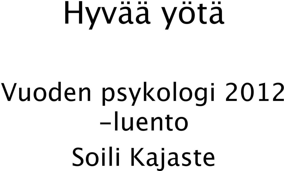 psykologi