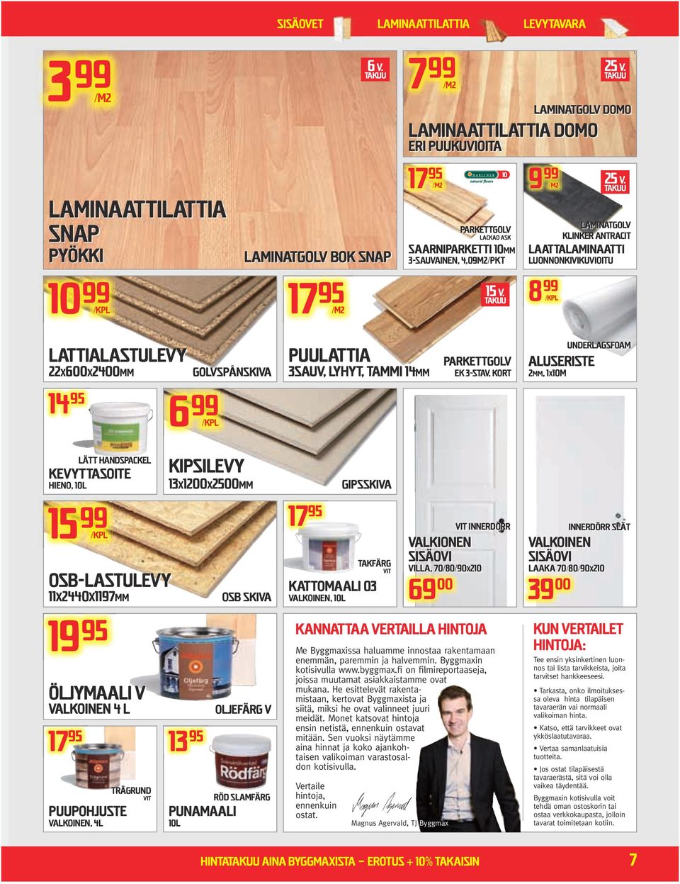 9 99 Laminatgolv Klinker Antracit Laattalaminaatti Luonnonkivikuvioitu 8 99 25 v. Laminatgolv domo 25 v.