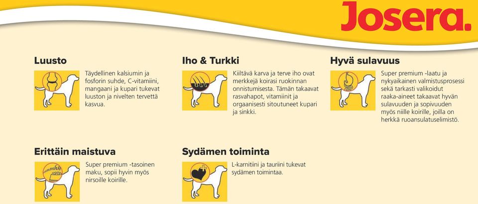 Tämän takaavat rasvahapot, vitamiinit ja orgaanisesti sitoutuneet kupari ja sinkki.