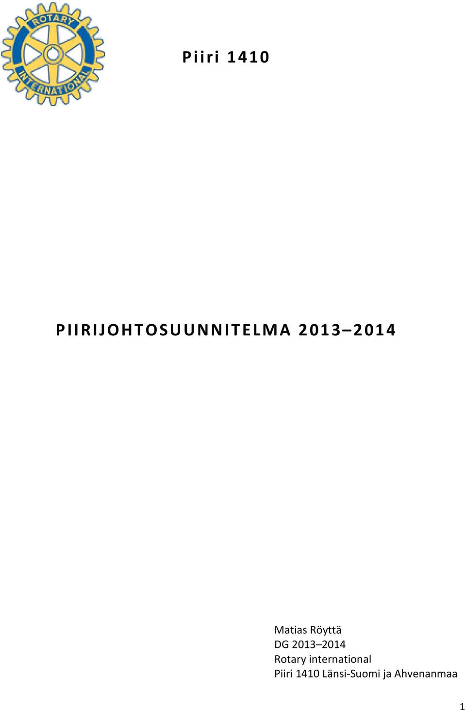2014 Rotary international Piiri