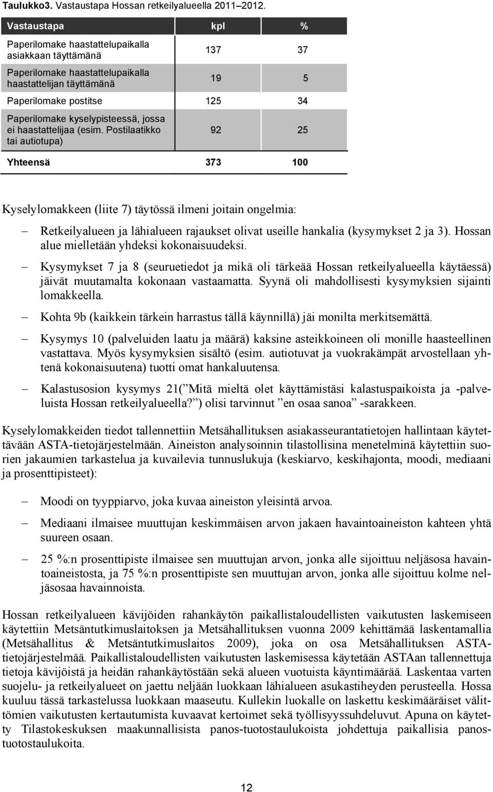 kyselypisteessä, jossa ei haastattelijaa (esim.