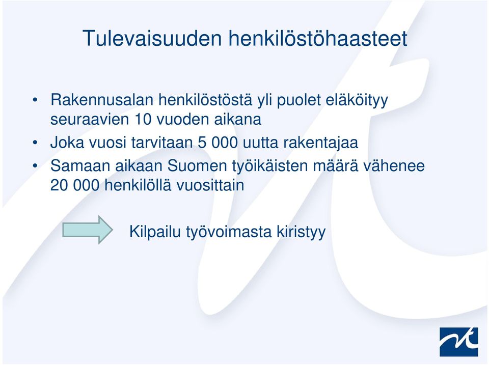 tarvitaan 5 000 uutta rakentajaa Samaan aikaan Suomen