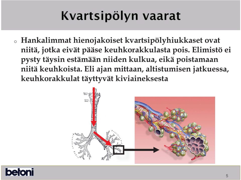 Elimistö ei pysty täysin estämään niiden kulkua, eikä pistamaan