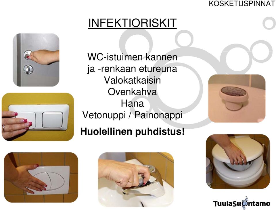 etureuna Valokatkaisin Ovenkahva
