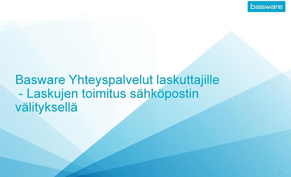 laskuttajille -