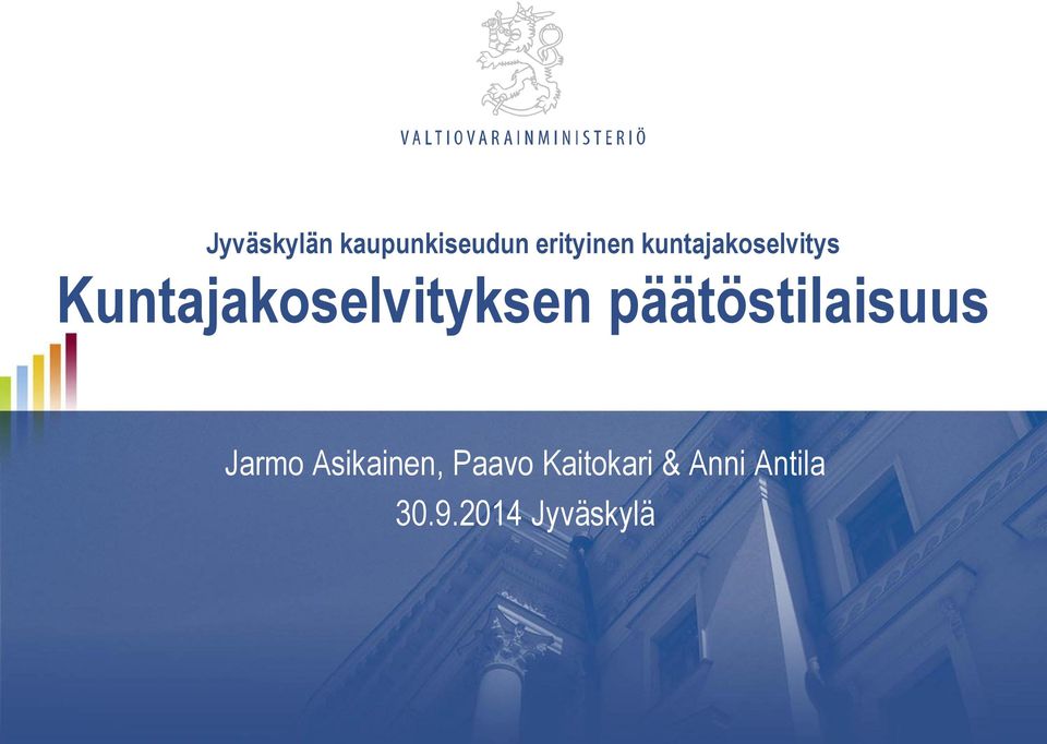 päätöstilaisuus Jarmo Asikainen, Paavo