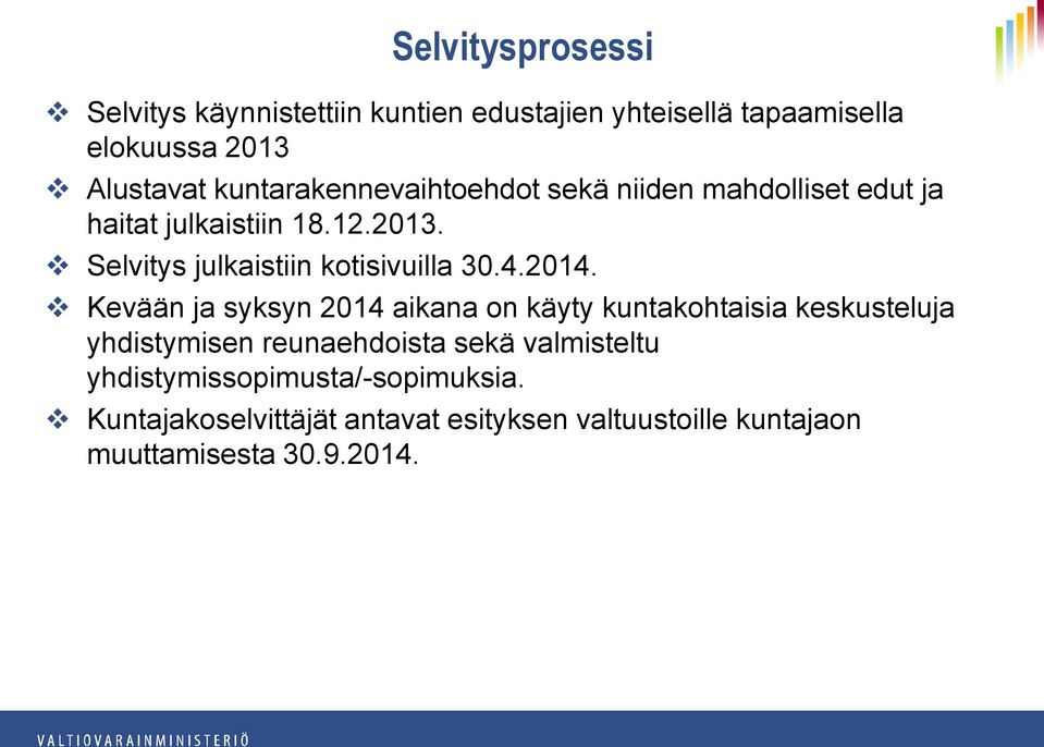 Selvitys julkaistiin kotisivuilla 30.4.2014.