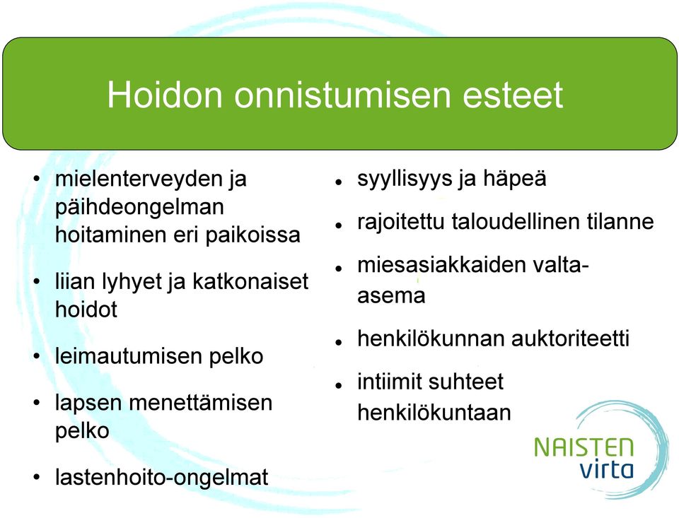 menettämisen pelko syyllisyys ja häpeä rajoitettu taloudellinen tilanne