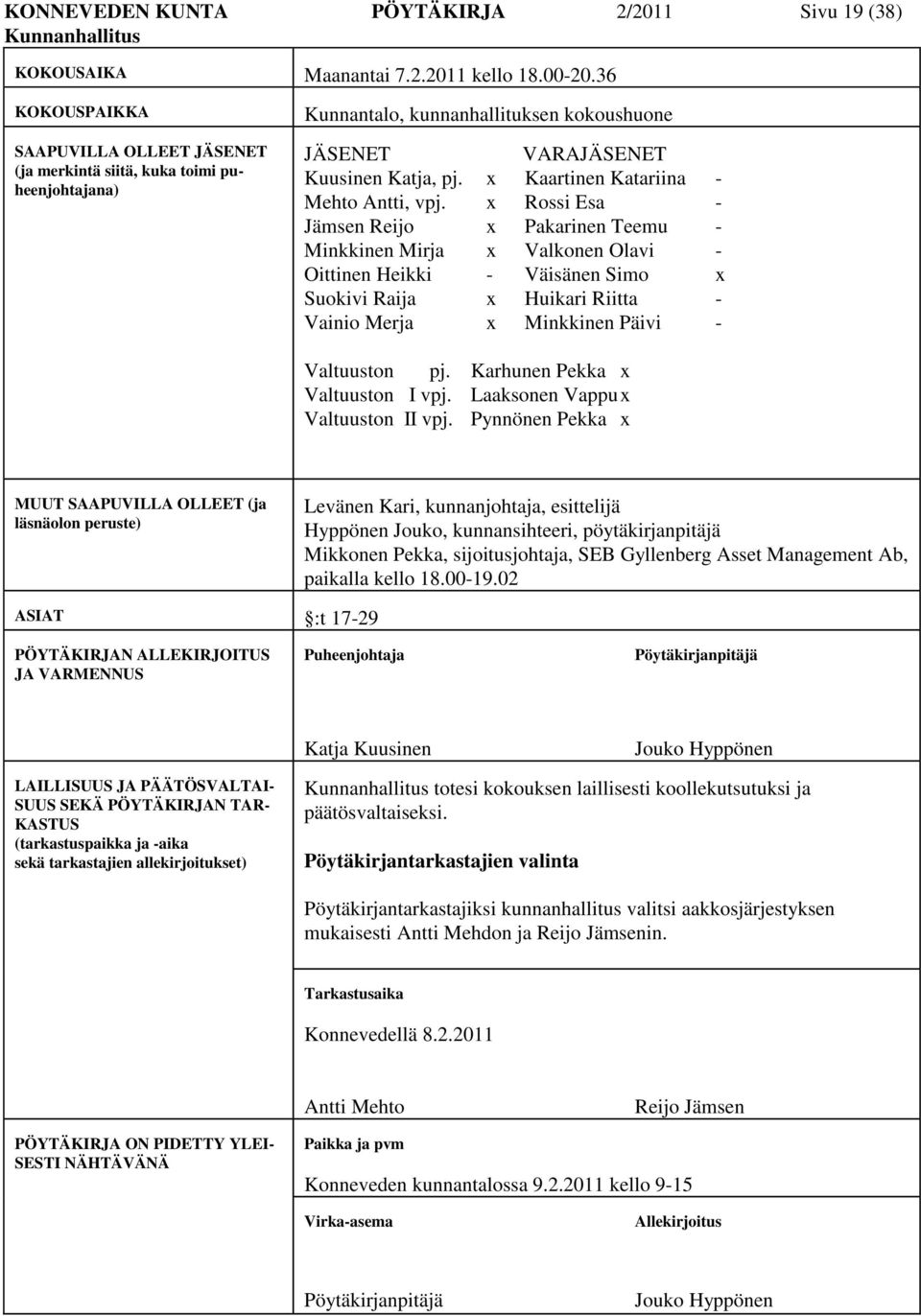 x Kaartinen Katariina - Mehto Antti, vpj.
