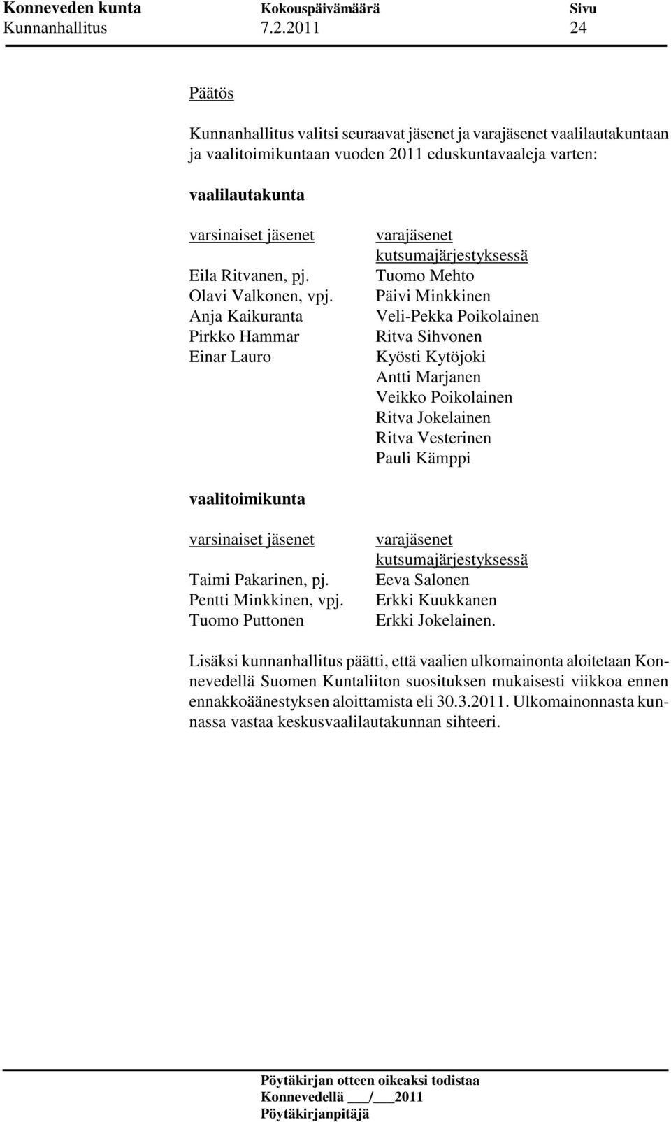 Olavi Valkonen, vpj.