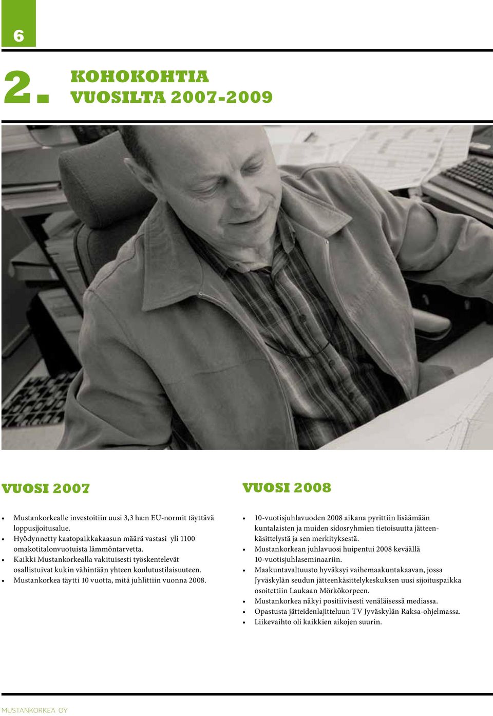 Mustankorkea täytti 10 vuotta, mitä juhlittiin vuonna 2008.