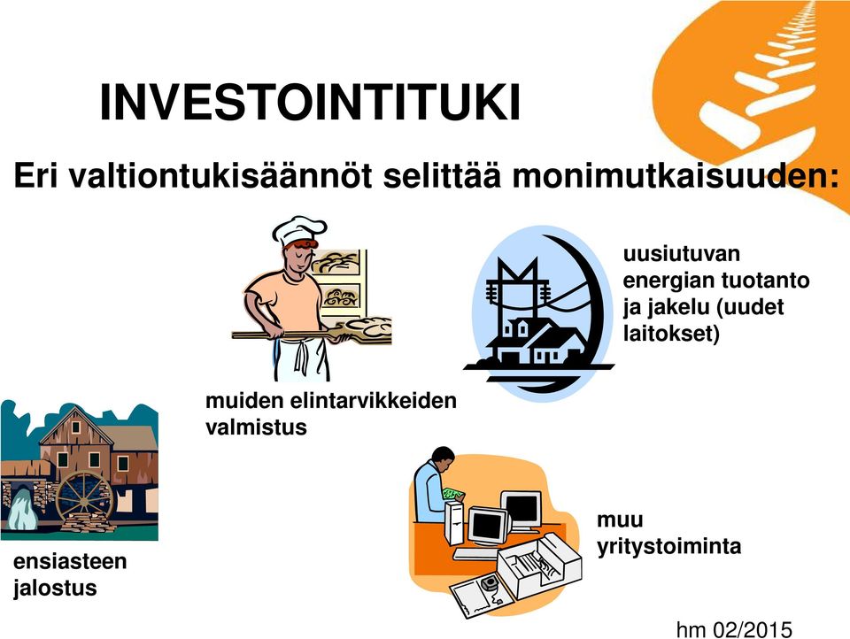 jakelu (uudet laitokset) muiden elintarvikkeiden